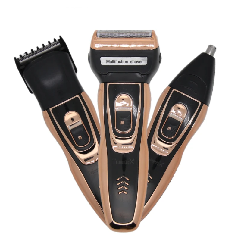 3in1 Multi-Functional Hair Clippers Nose Hair Trimmer Portable Professional Home Use Men Grooming Kit Electric Shaver