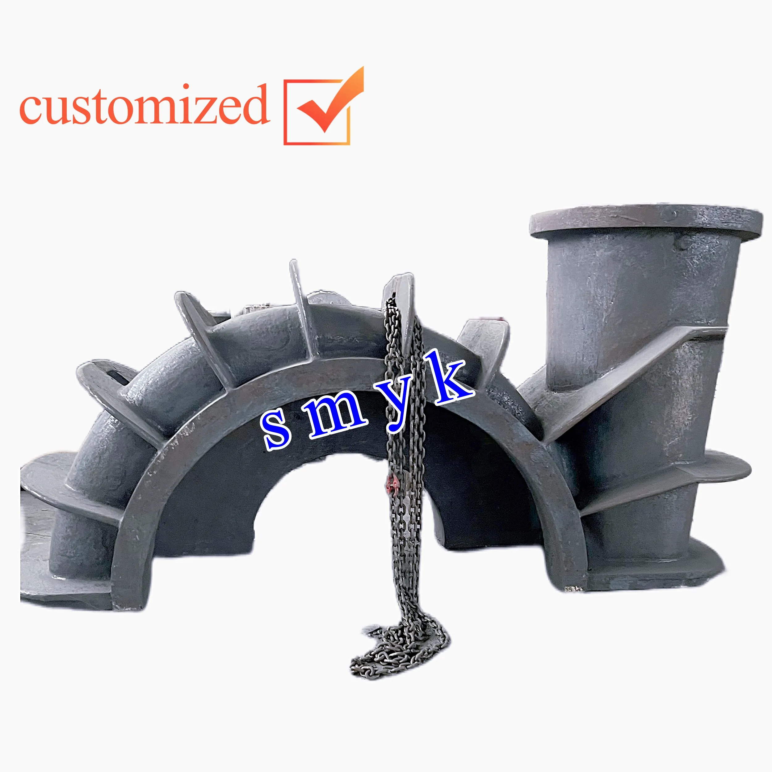 Sand casting laufrad-kleine-kaplan-turbine