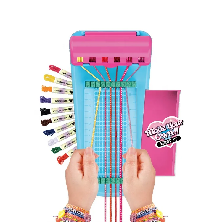 Bracelet Making Toy Kids Braiding Machine Knitted Toys Arts and Crafts