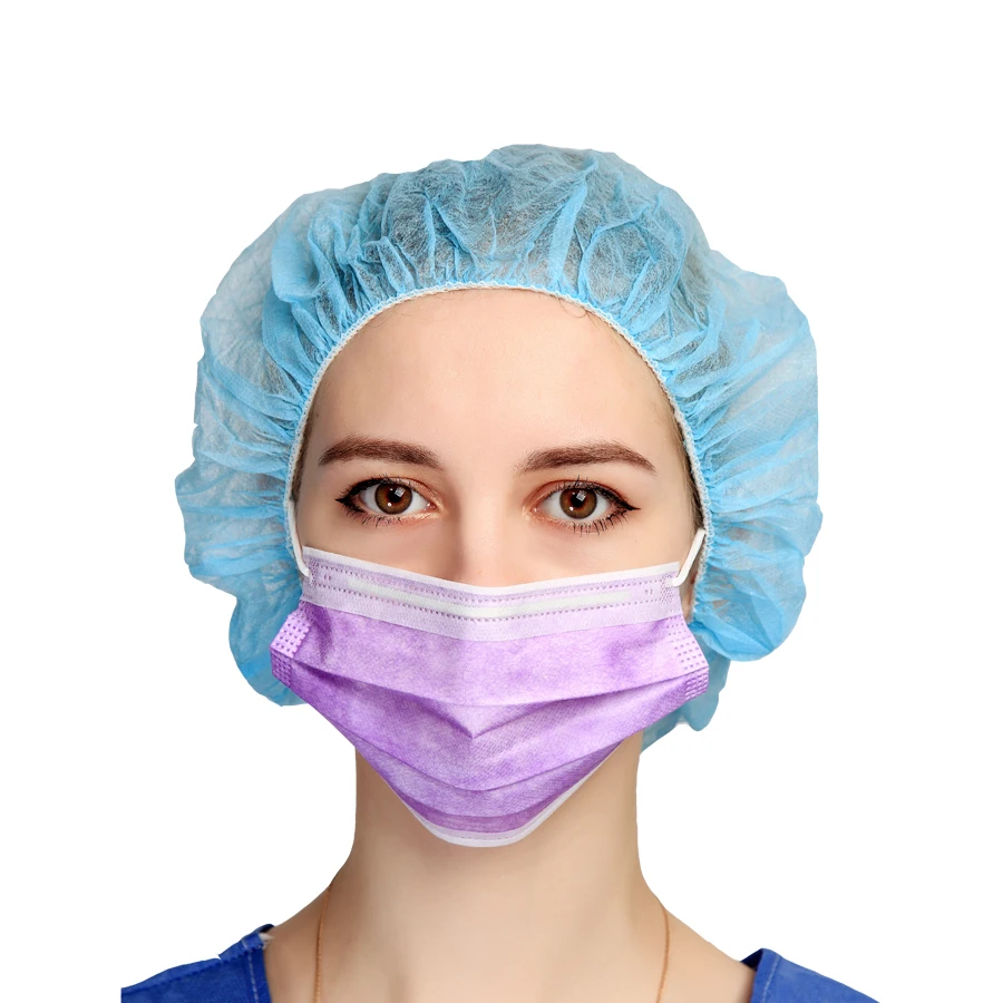 Safety MASK 100 PACK high-quality non-woven fabric outer layers face mask black, blue, pink Disposable Face Masks