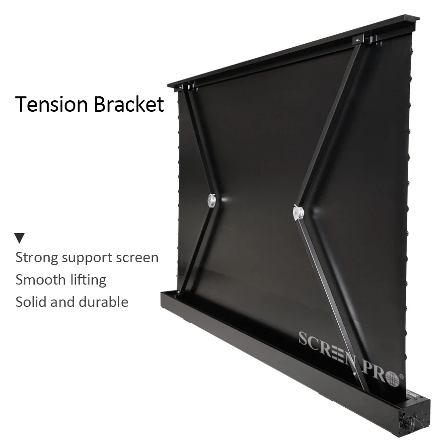 SCREEN PRO 150 inch Motorised Floor Rising ALR Projector Screen Ambient Light Rejecting for Formovie THEATER 4K UST projector