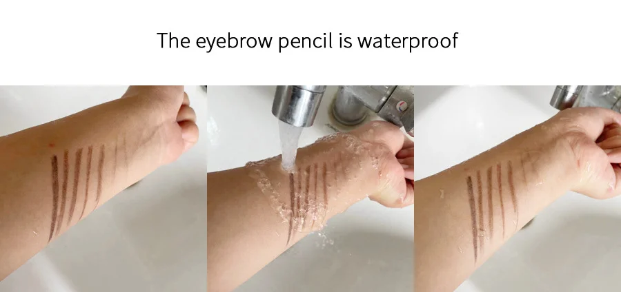 Customized Vegan high pigment private label eye pencil special brush waterproof long lasting eyebrow pencil