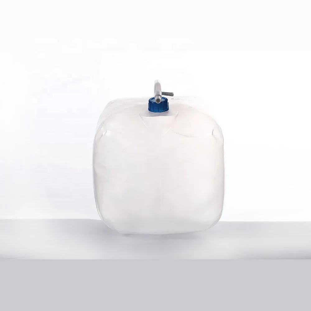 BPA Free Collapsible Water Container with Spigot, Camping Water Storage Carrier Jug for Outdoors Hiking Backpack & Survival Kit