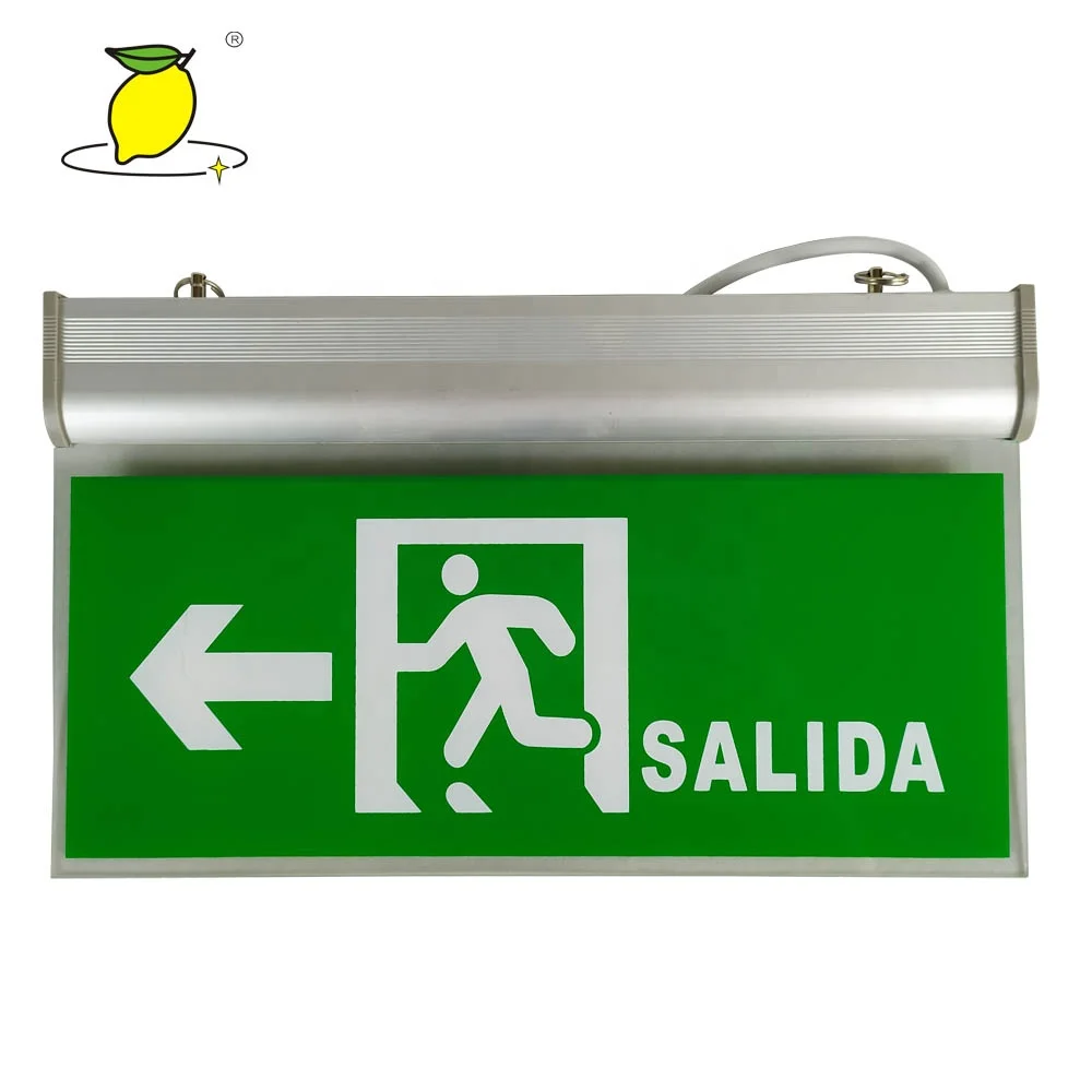 4mm Acrylic LED Emergency led exit sign light plate