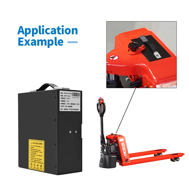 High quality Electric forklift battery 48V 18Ah 18650 cells 30A/40ABMS lithium ion battery pack for electric pallet jack