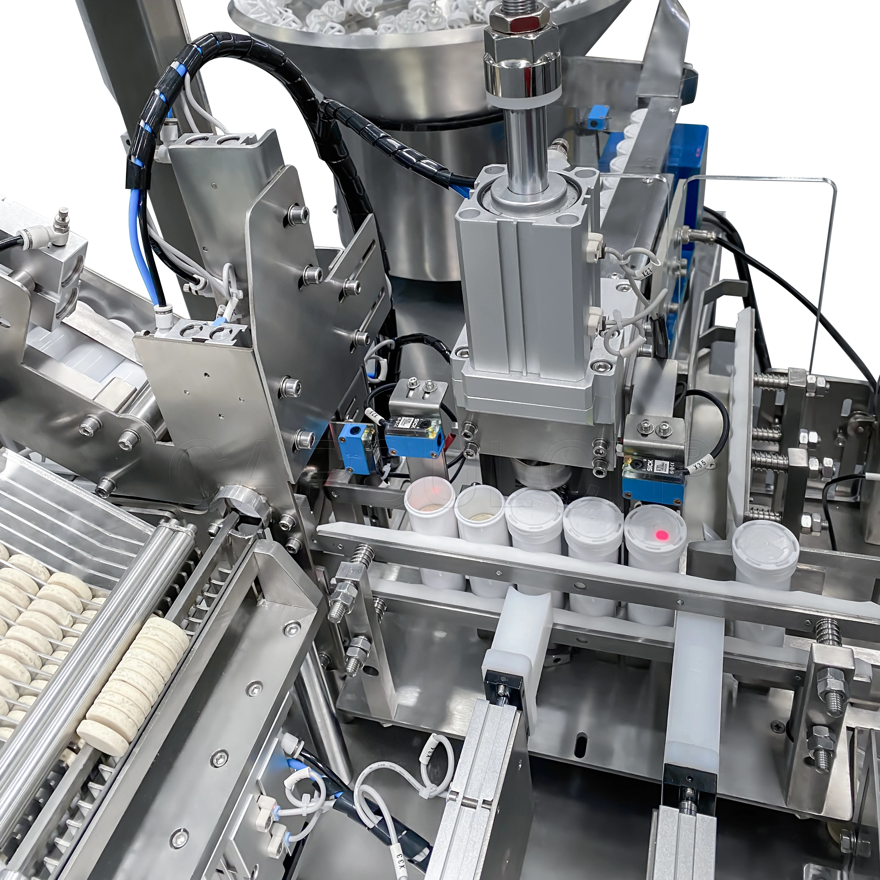 CED-40A High Speed Automatic Vitamin C Counting Filling Effervescent Tablet Tube Packaging Machine