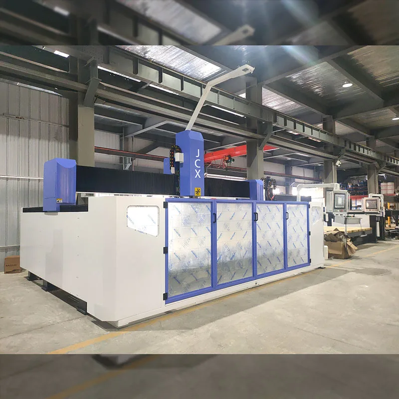 JCXstone Multifunctional granite slab cutting machine 5 Axis CNC Bridge Saw Stone Cutting Machine