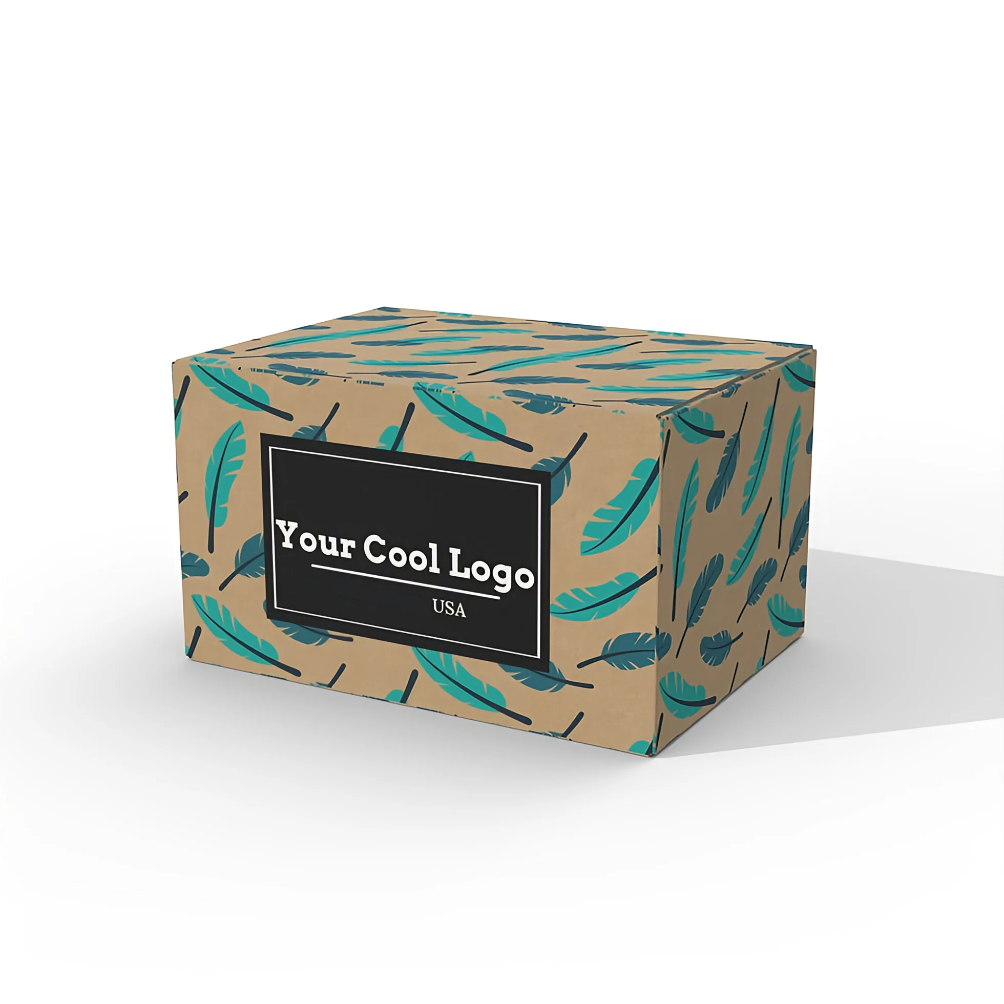Custom Logo Printed Corrug Carton Packaging Recyclable Box Cardboard Carton Box Shipping Moving Boxes