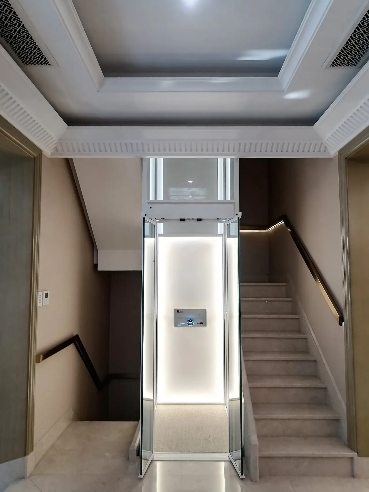 Outdoor indoor vertical home residential hydraulic home elevator lift platform with cheap price