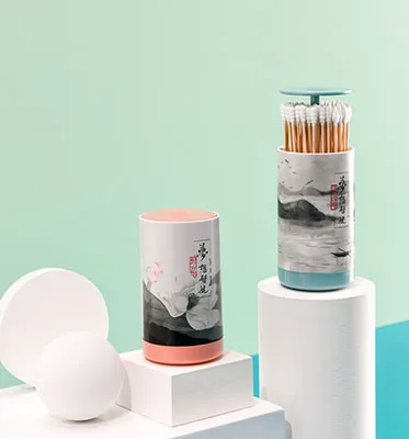  Creative Chinese style press toothpick holder household living room Commercial Portable high-grade