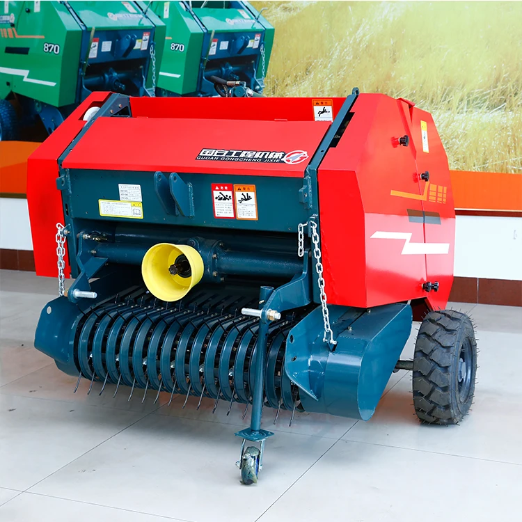 
high-density hay compacto mini round baler Tractor mounted PTO mini round hay straw baler machine 