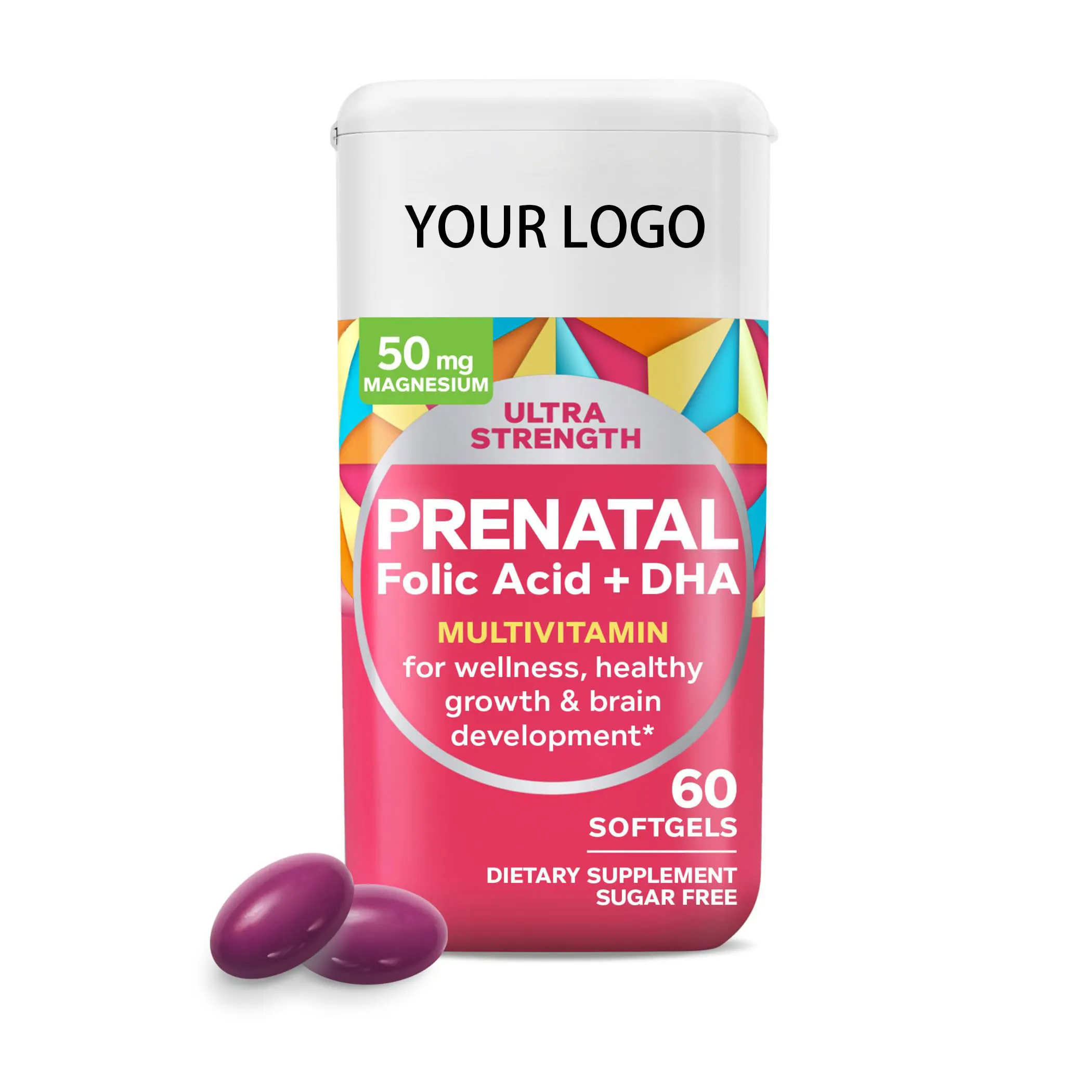OEM ODM OBM Prenatal multivitamin soft capsules and male multivitamins nutrition gummies