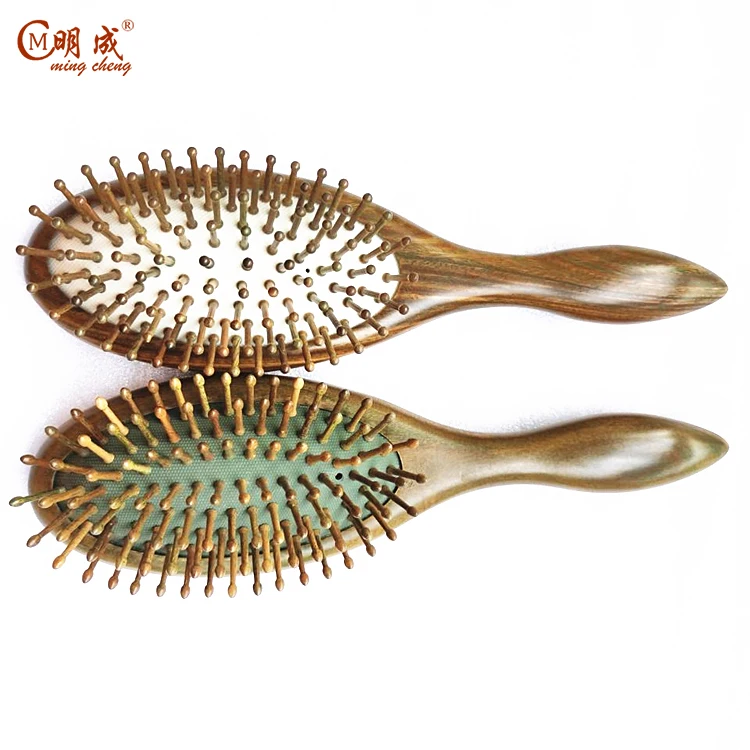 
luxury gift or collection professional nature sandalwood paint logo hair combs and brushes 