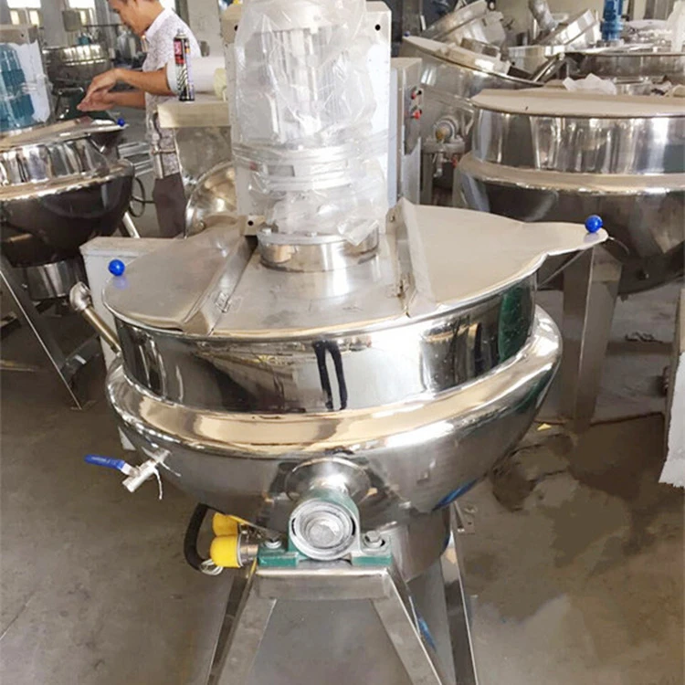 Hot Sales 300 liter electric heating   pot   jacketed kettle used for Beef sauce