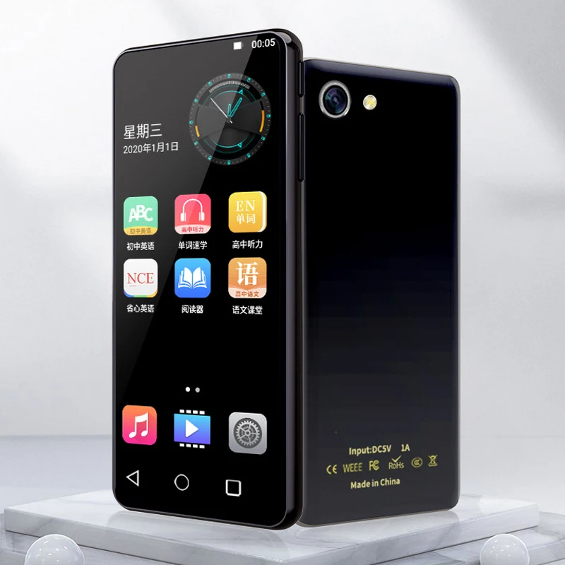 long standby 4.2' IPS mp3 mp4 mp5 player with camera 1+16G Portable Walkman with FM Radio Recording BT Music Player