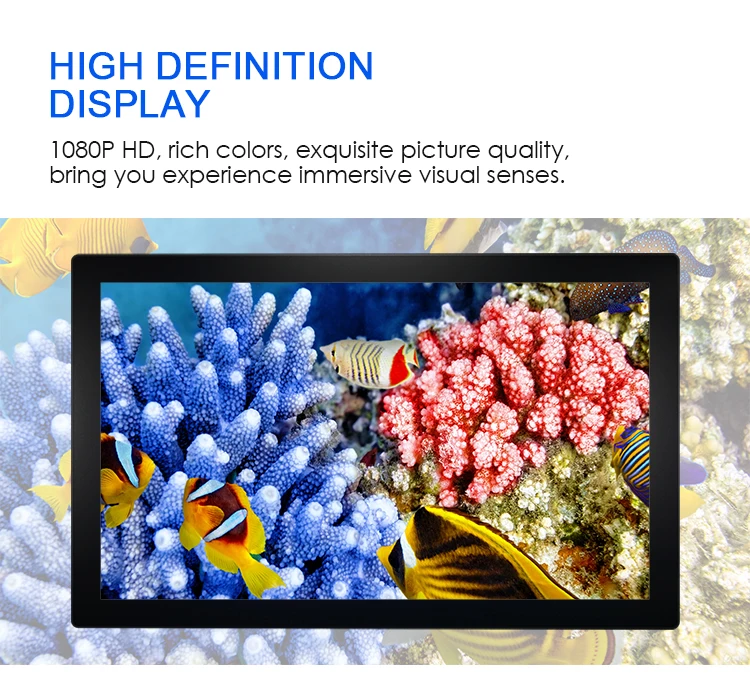 55 Inch Touch Screen Wall Mounted LCD Digital Signage Display Indoor Advertising Players