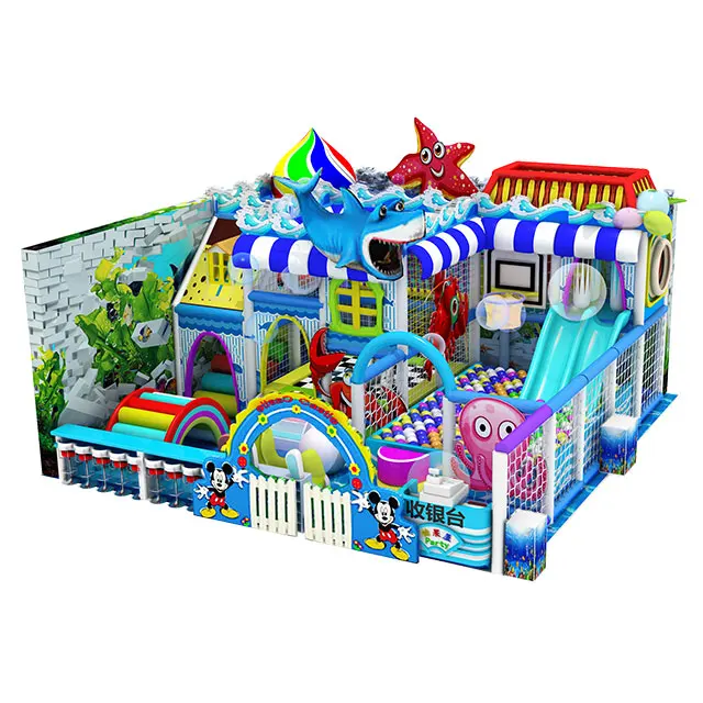 Playground Design Custom Commercial Indoor Soft Play Set Naughty Castle Kids Amusement Park