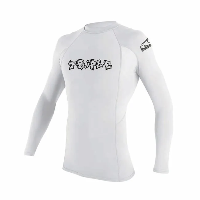 Unisex mma Bjj rashguard long sleeve custom made performance compression shirt