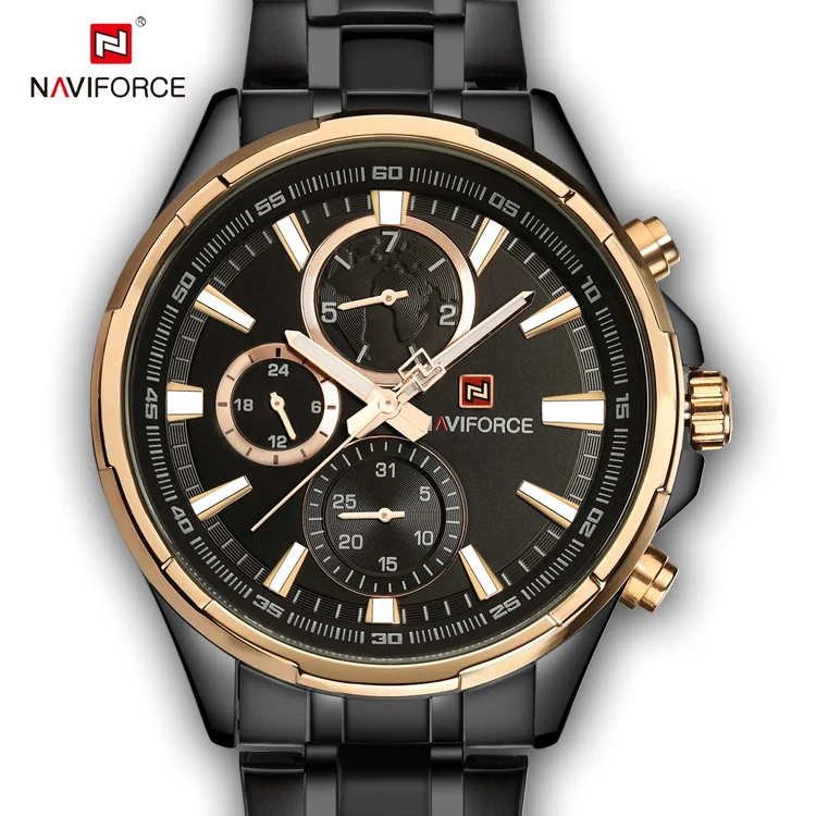 naviforce 9089 RGB luxury sport custom logo relojes mens watches in wristwatches