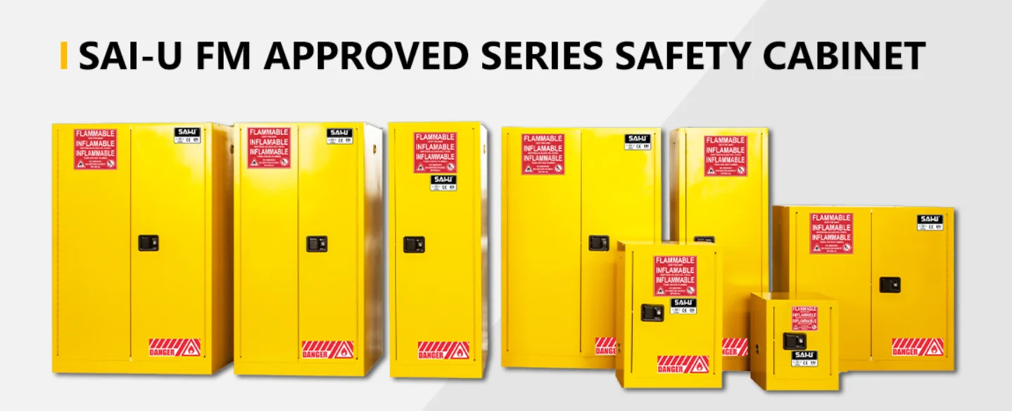 SAI-U Automatic Door Flammable Liquids Cabinet SC2045Y Mostly used in laboratories and factories