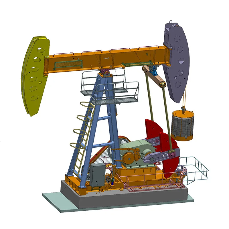 Contain coil tubing beam balance hydraulic driven two horsehead pumping unit/rotaflex pumping units