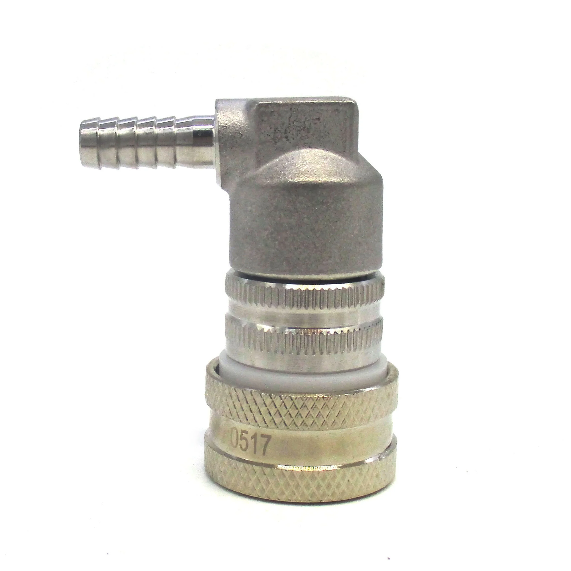 Beer Keg Tap 1/4 barb Gas Ball Lock Disconnect For Homebrew