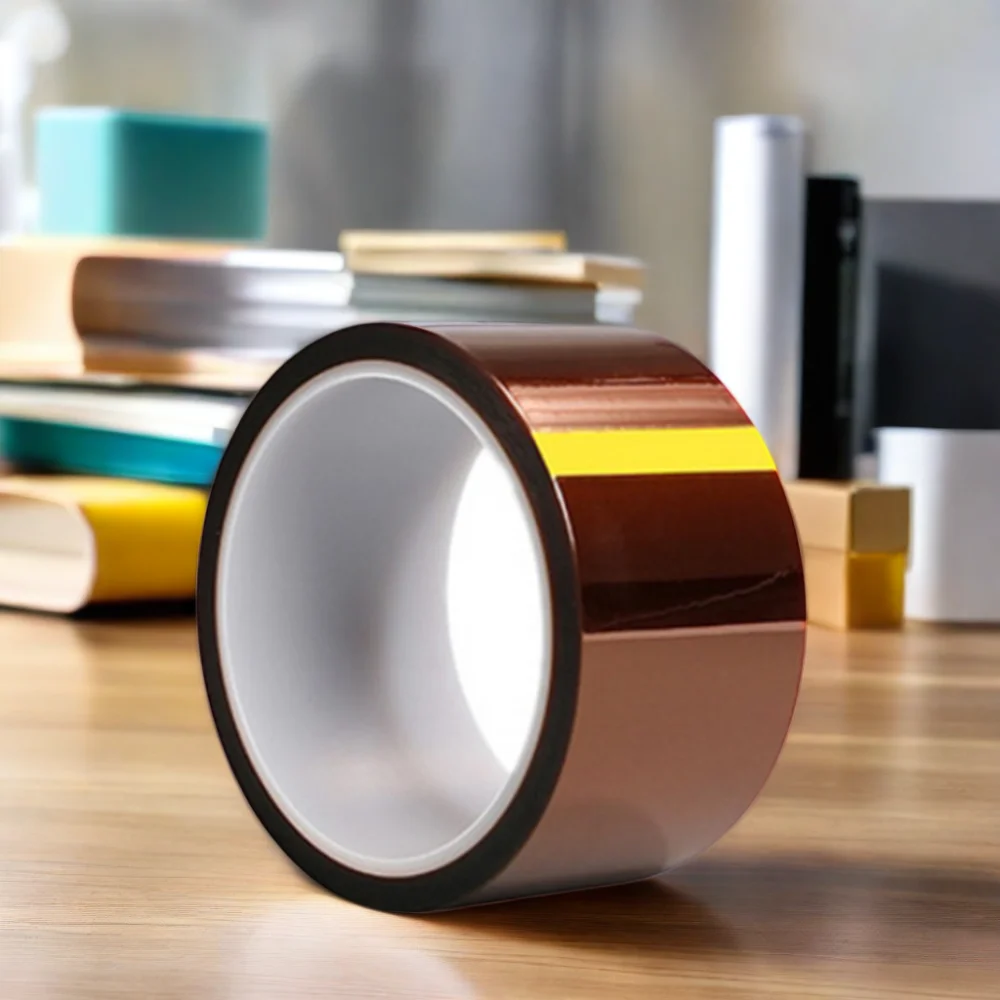 China High Temperature  Polyimide Film Adhesive Insulation Tape Water Activated for Automotive Sensor Bag Sealing Antistatic