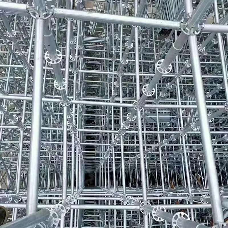 Building Hot Dip Galvanized Ringlock Scaffolding Set Facade for Sale