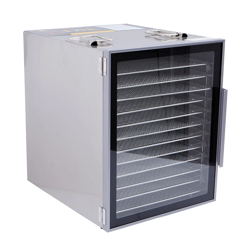 12 лотков для коммерческого использования, новая электрическая машина для обезвоживания пищевых продуктов из нержавеющей стали, сушилка для сушки мяса