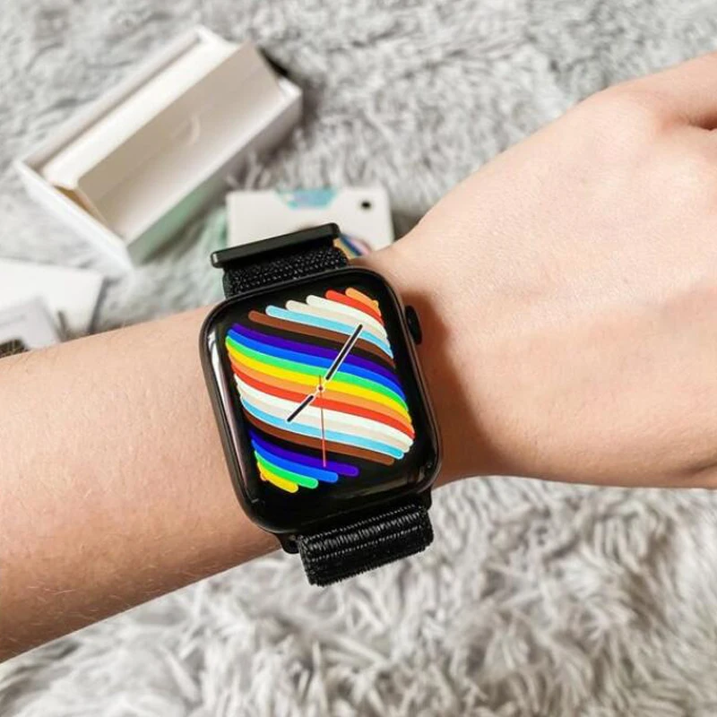 Smart Watch HW19 1.77" Full Screen Sleep Monitor Double Buttons Make Call Smartwatch Sport Women Men pk iwo 13 W46 HW22