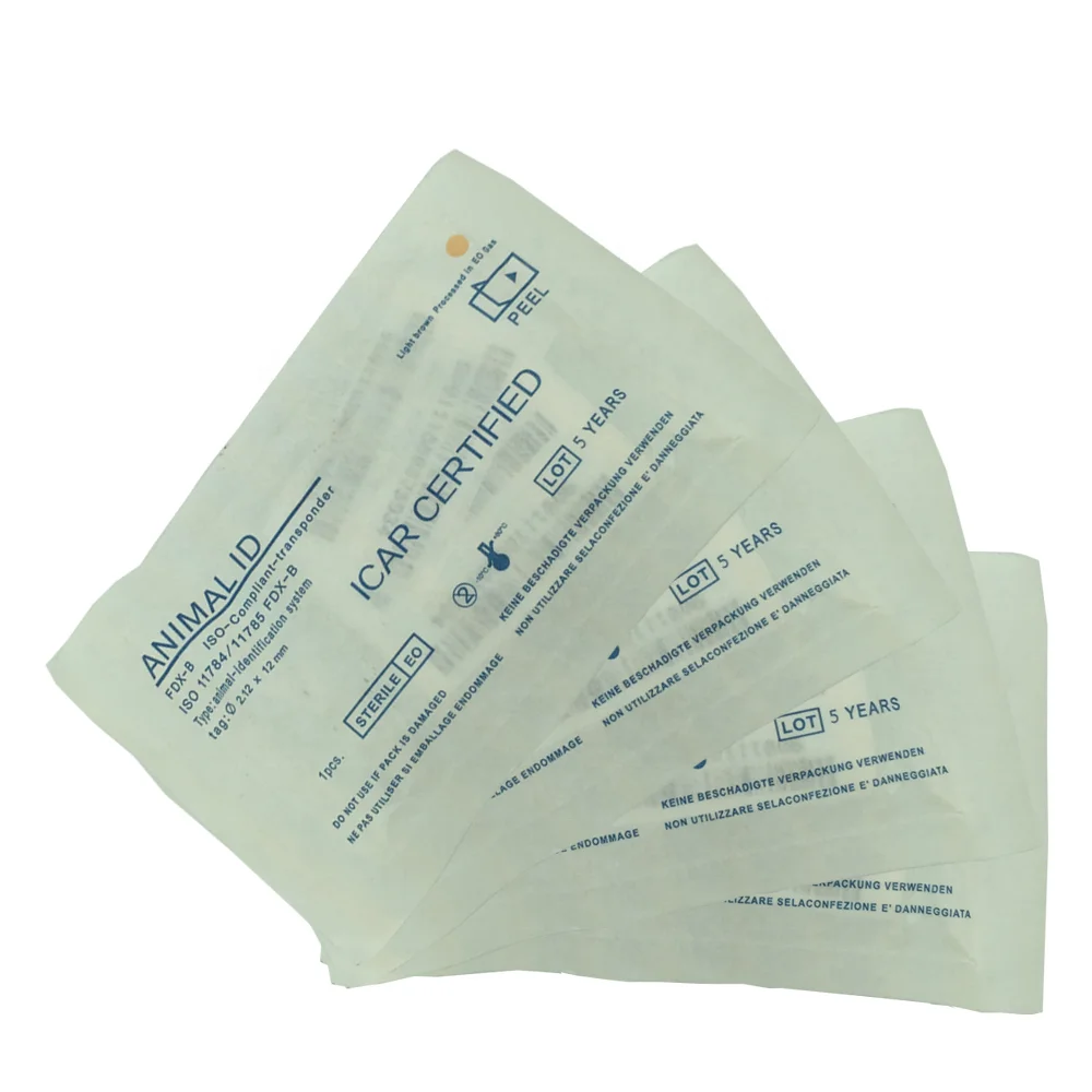 1.4*8mm 134.2Khz EM4305 RFID Animal Microchip Needles