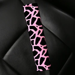 Custom universal car accessories protection soft car seat belt cover beige car seat belt pad