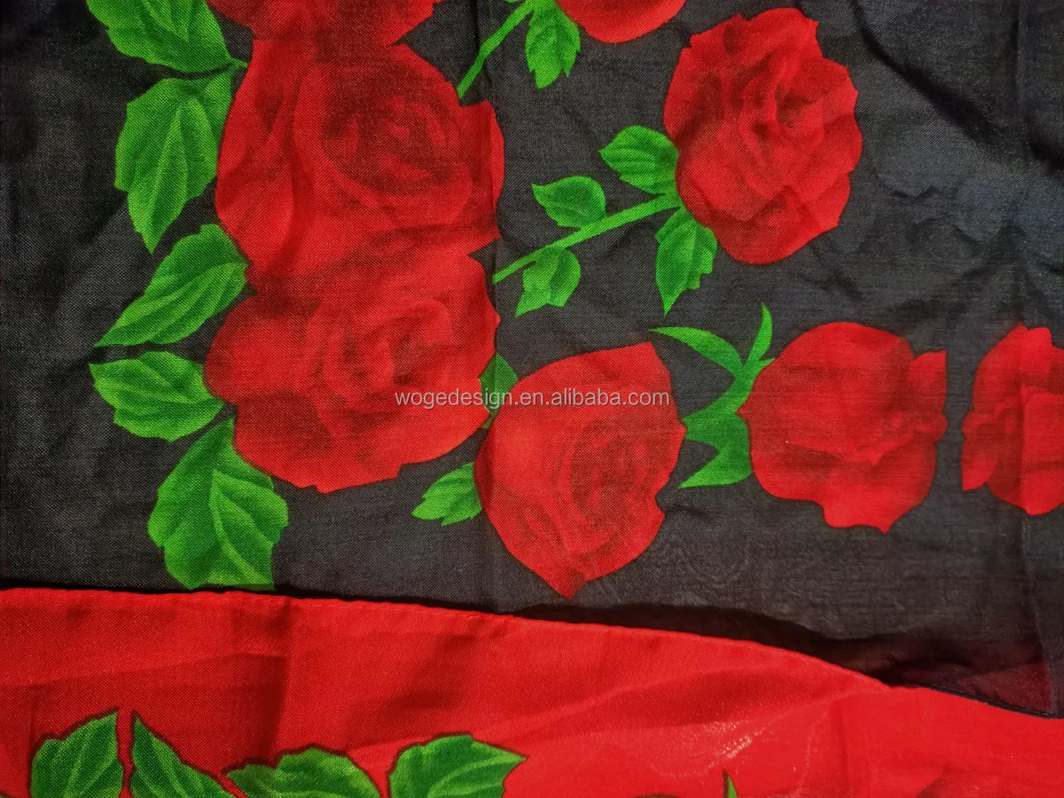 New arrival wholesale 75*75cm muffler scarf hijab woman print cotton feeling polyester fabric square flower scarf