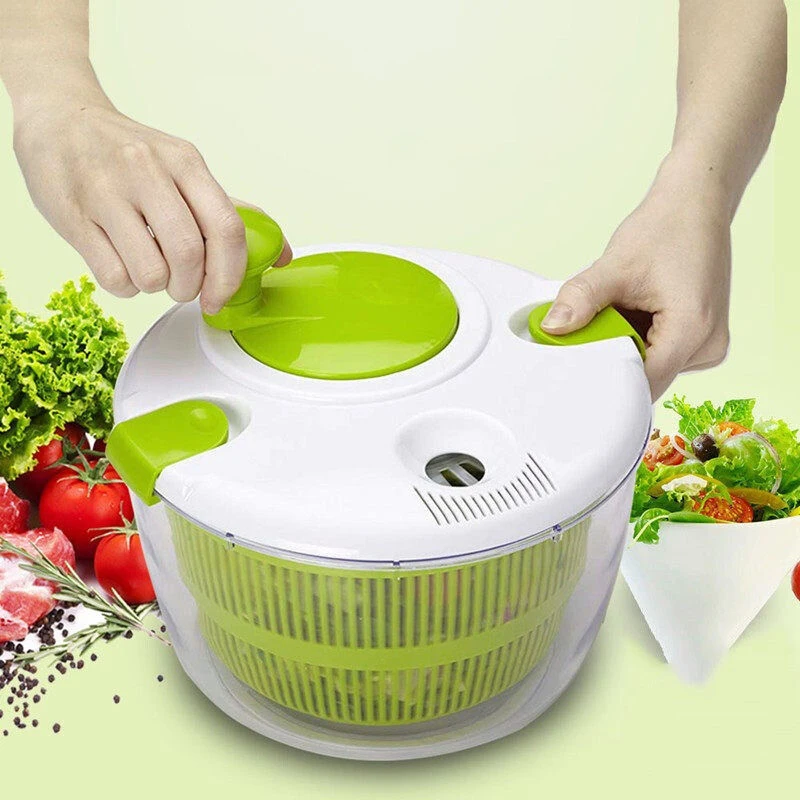 Creative Multifunction Manual Press Salad Spinner Eco-Friendly Plastic Vegetable Washer vegetable squeezer for Kitchen
