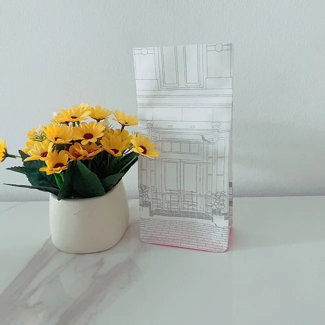 Minfly Digital Printing Custom Plastic 250g 500g 1kg Stand Up and Zipper Lock Coffee Bean Bag with Valve and Clear Window