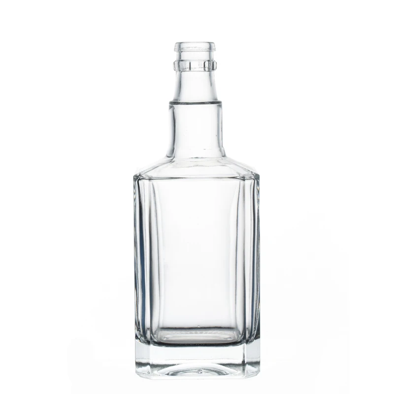 Factory Direct Sale Customize Whiskey Brandy Flint Crystal High Quality 480ml Liquor Glass Bottles with Lids