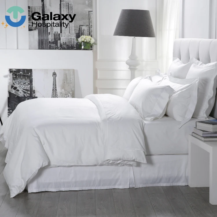 High Quality Hotel Bed Sheets Set Embroidered Bed Linens For Sale Cheap