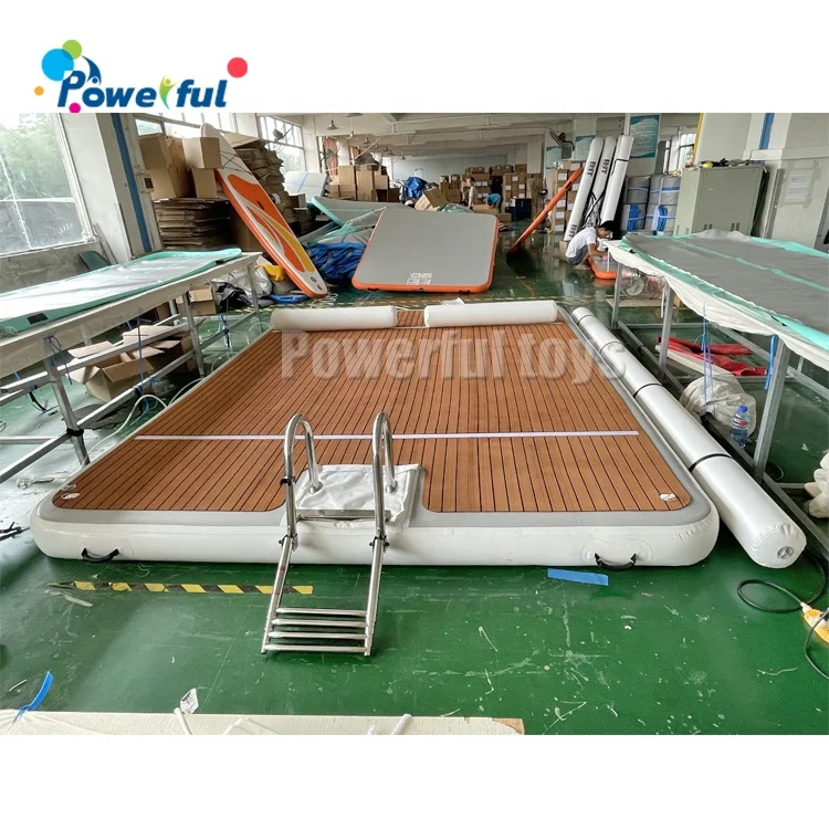 Yacht rental  inflatable jet ski floating dock boat Sunbathing pontoon platform