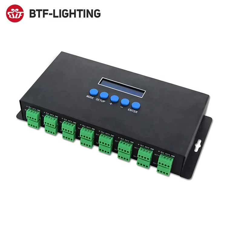 BTF освещение пикселей DC5-24V BC-216 BC-204 4CH 16CH sACN E1.31 Ethernet DMX Artnet SPI контроллер