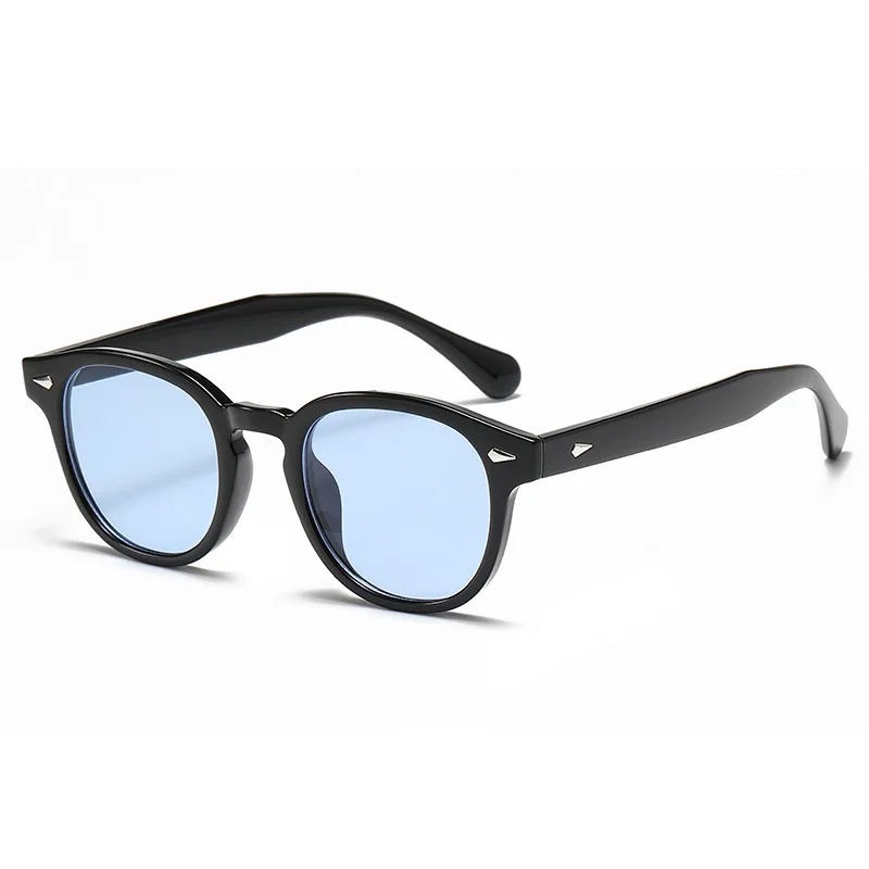 Retro  European and American round sunglasses padded myopia glasses INS Korean anti-blue light glasses