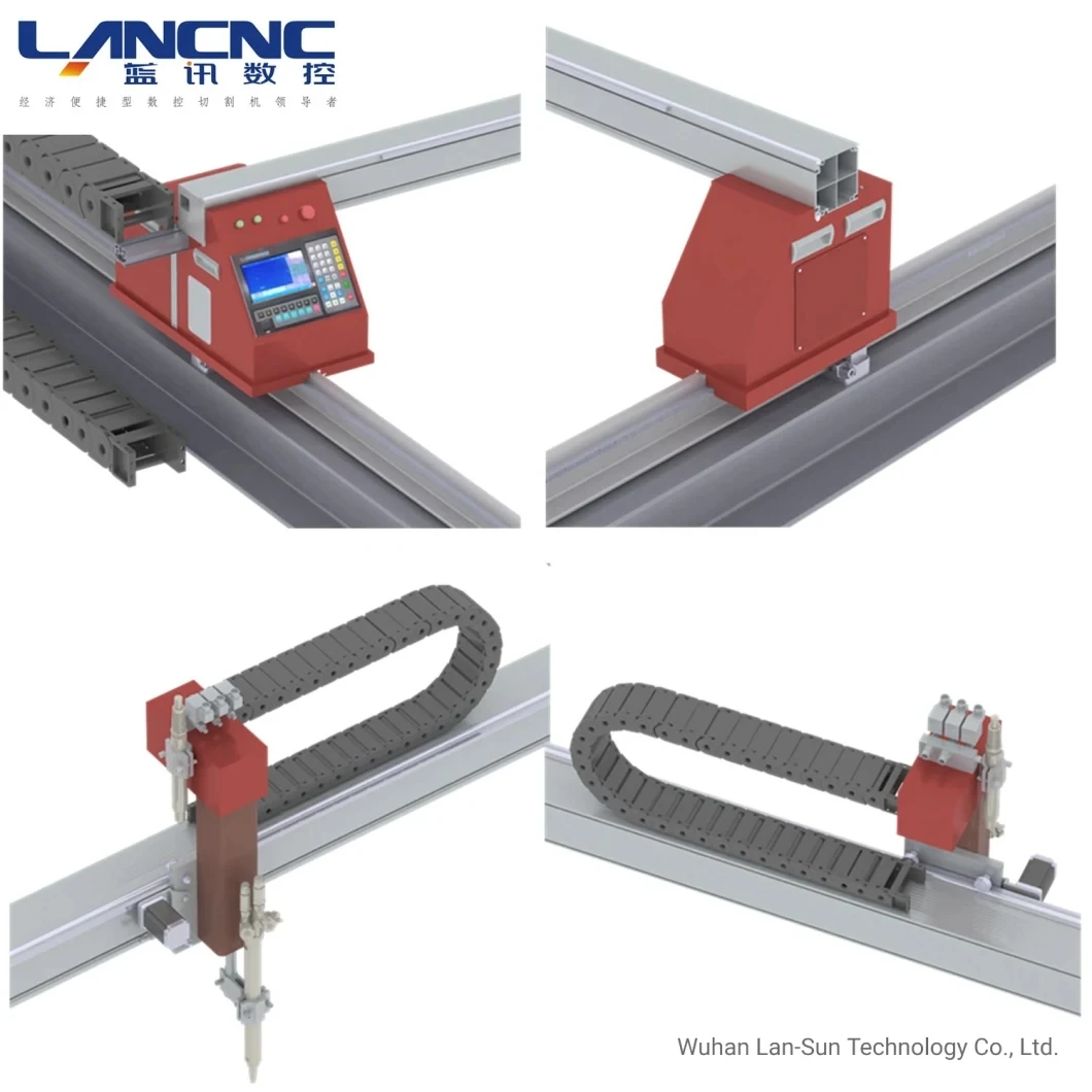 High quality Lansun Economical Portable CNC Gantry Plasma&Flame (Oxygen) Cutting Machine 1500*3000mm
