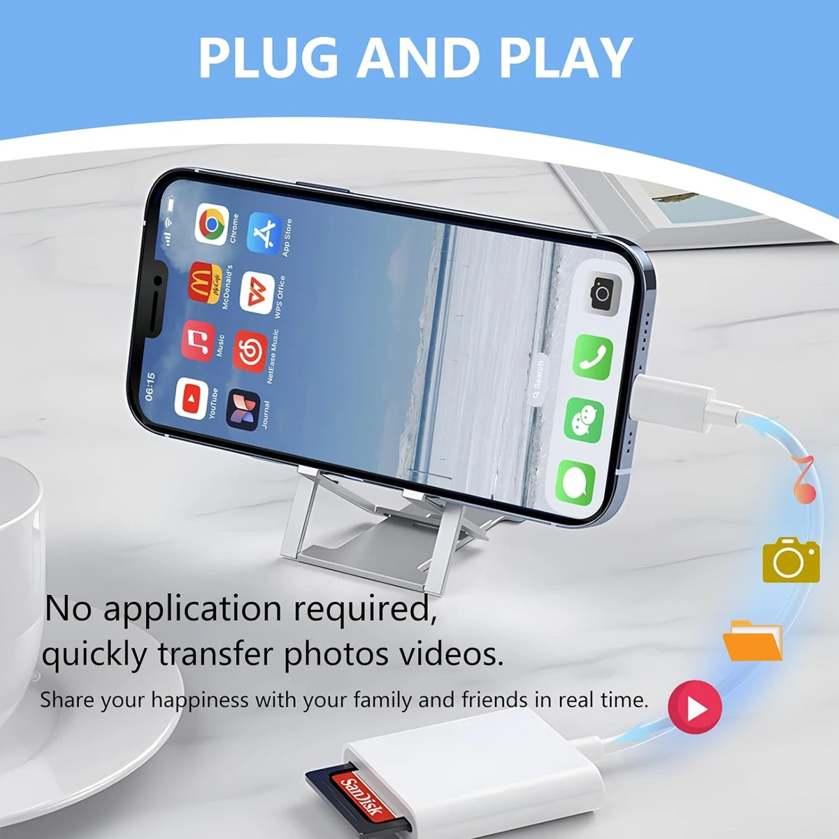 Универсальный 8pin Otg кард-ридер Type-c с двумя слотами памяти Sd Tf Card Reader Разъем адаптер для Iphone
