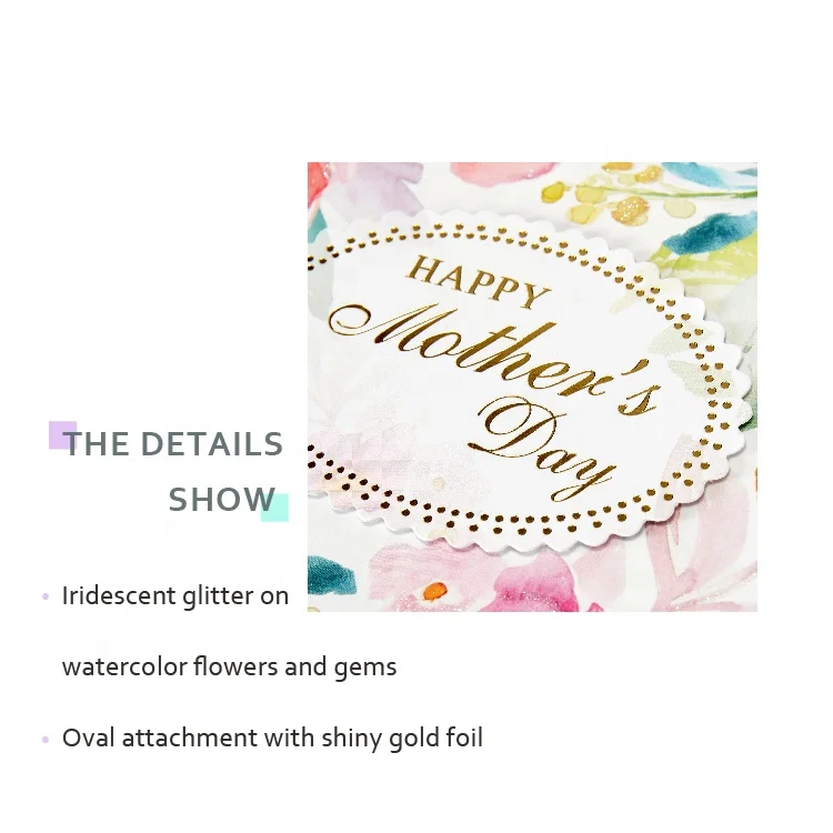 Счастливого Дня матери 3D Цветочные бумажные открытки ручной работы, розовые золотые фольгированные поздравительные открытки с конвертом