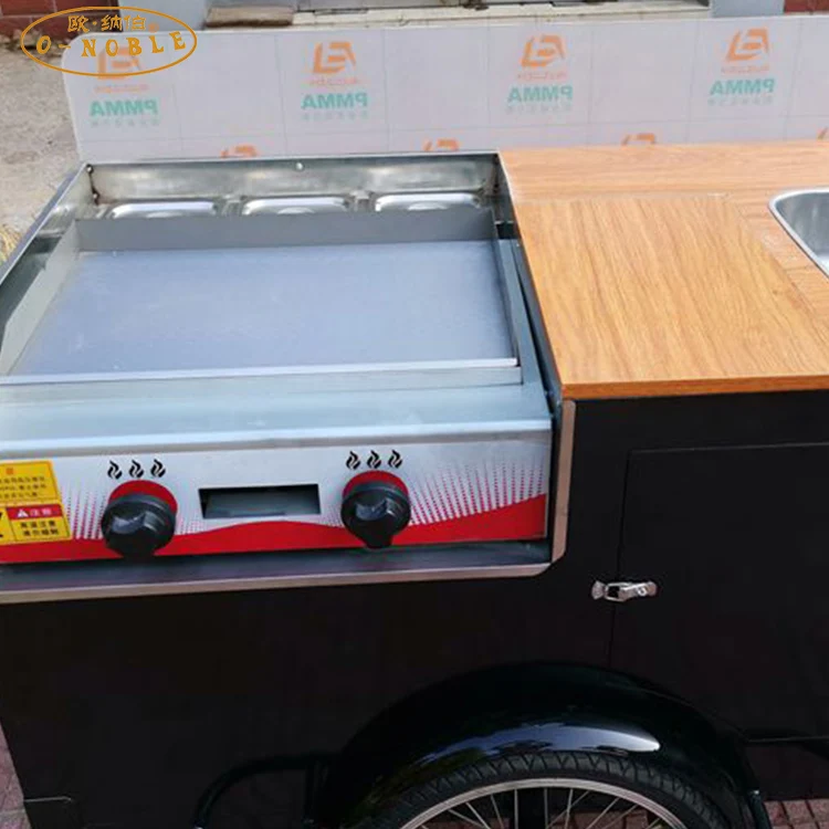 China wholesale Hot Dog bike food trolley Mobile Vending