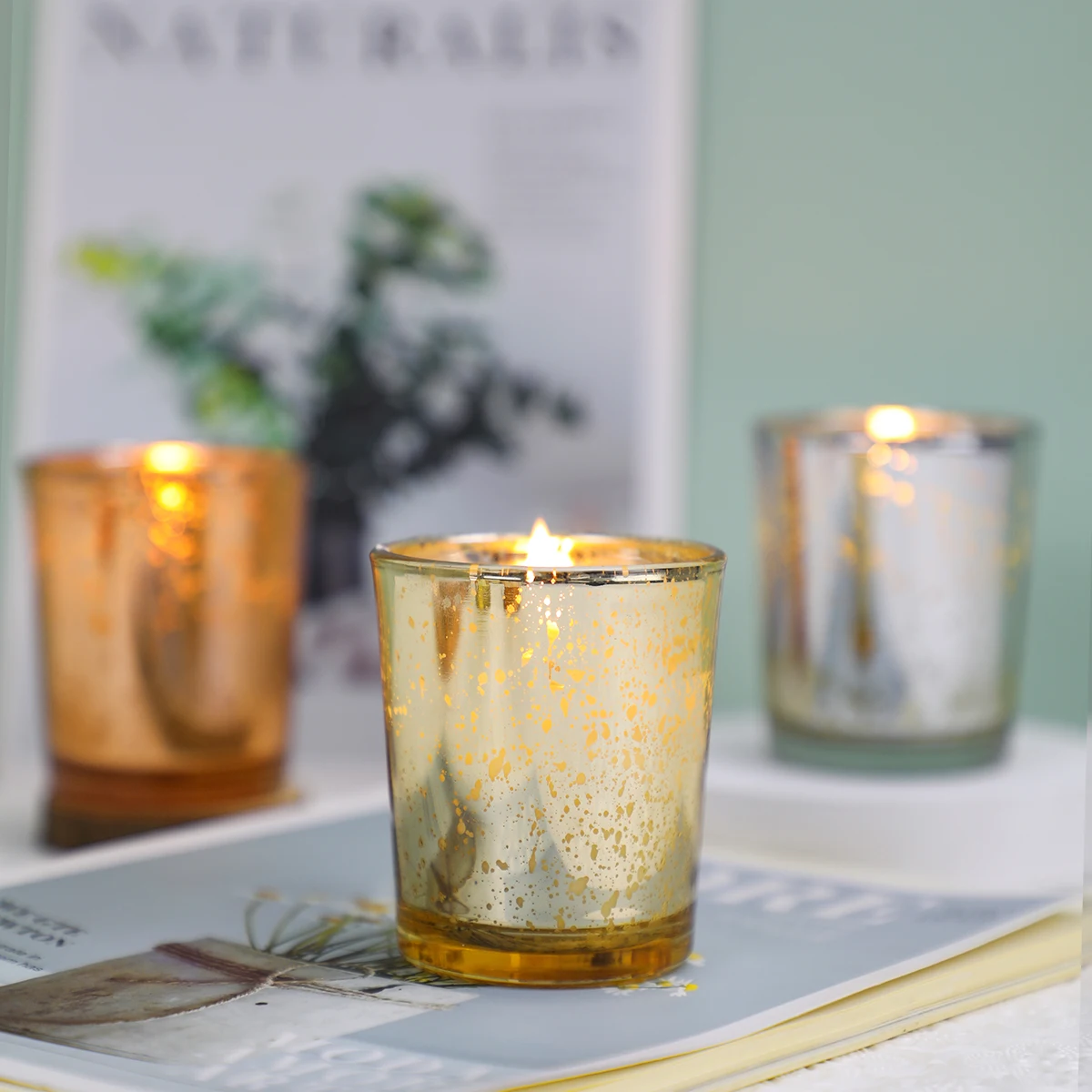 Best Quality Luxury Soy Wax Glass Scented Candle Romantic Scented Candles for Wedding Decoration