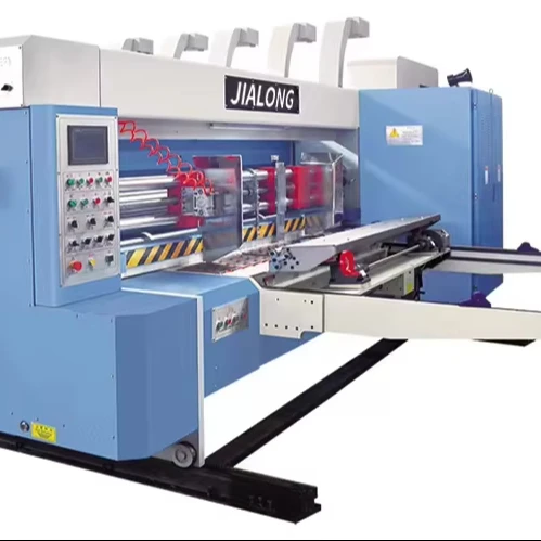 Carton printing machine slotting die cutting machine Corrugated cardboard printer Middle-speed automatic carton making machine