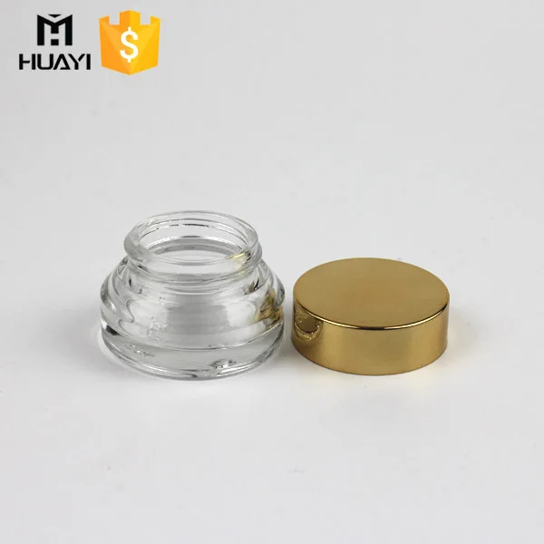 15ml 25ml glass cosmetic  cream jar