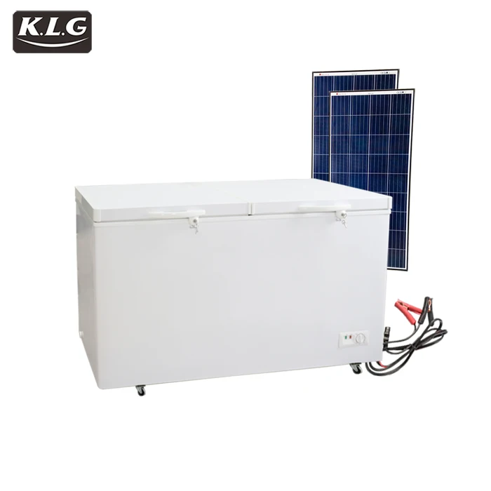 12v Solar system using with solar power panel battery controller deep chest  mini freezers