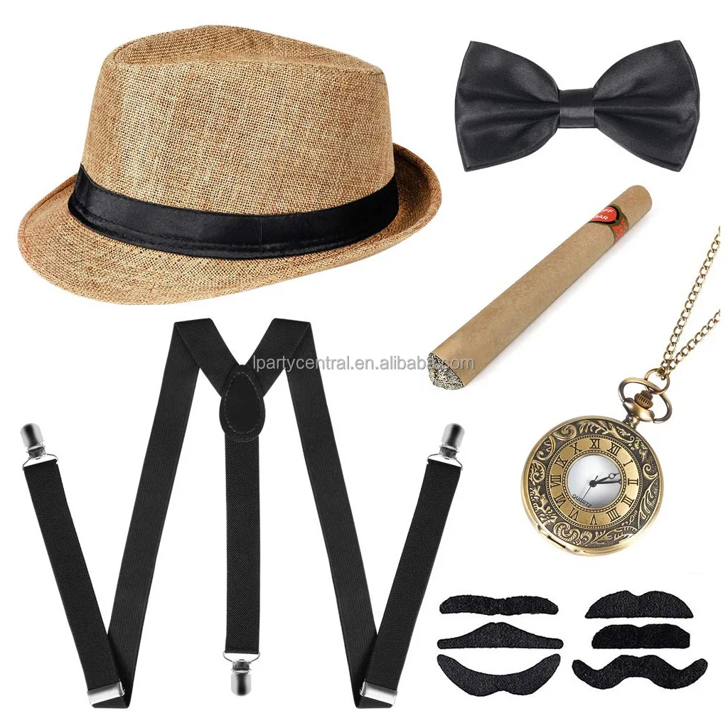 Love Party Halloween Carnival masquerade Party cigars cigarettes props Gatsby party Gangsters costume accessories