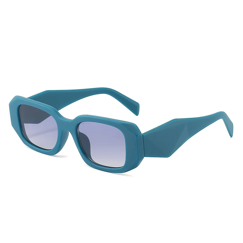 New design wholesale small rectangle classic unisex colorful trendy sun glasses
